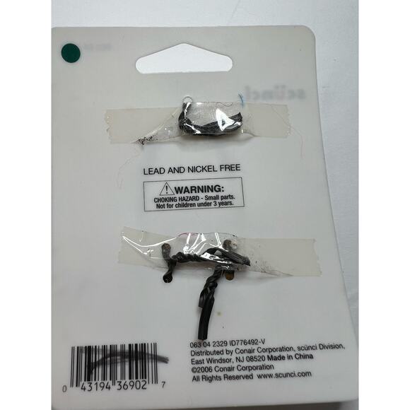 Tibetan Hand Crafted Intricate Silver Style Butterfly Hair Pin Blue Moonstones - Picture 7 of 7